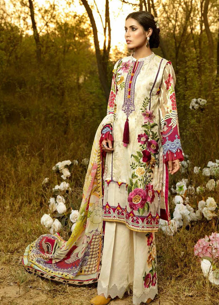 La Rose By Adan's Libas Embroidered Lawn Suits Unstitched 3 Piece AL21LR 10 Begonia - Summer Collection