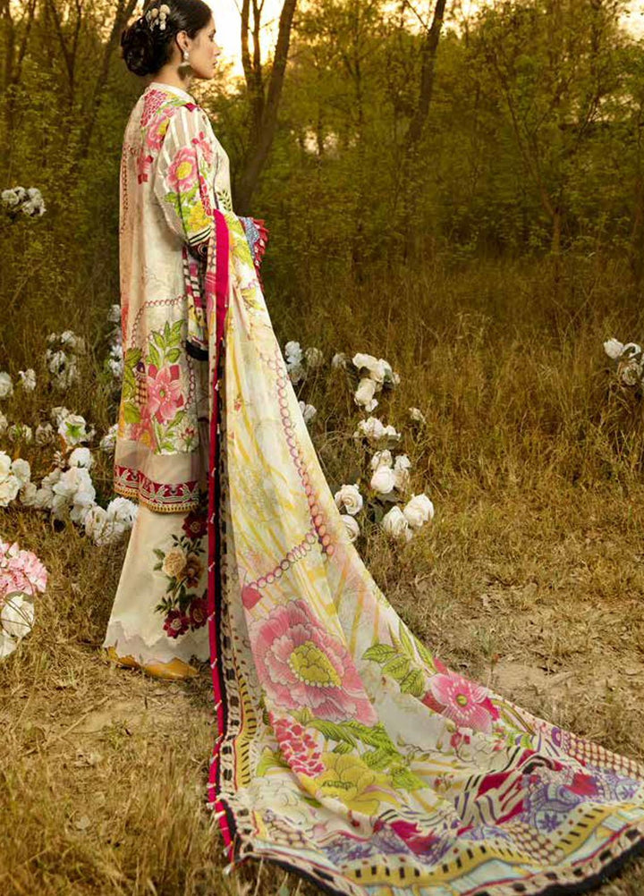 La Rose By Adan's Libas Embroidered Lawn Suits Unstitched 3 Piece AL21LR 10 Begonia - Summer Collection