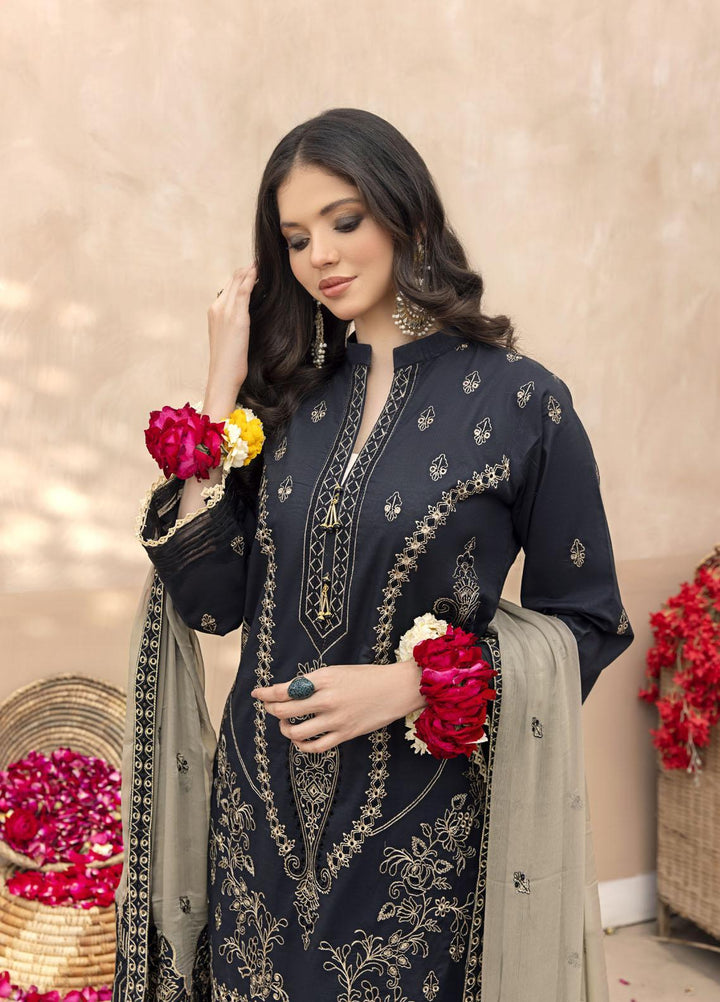 Laadli By Humdum Embroidered Lawn Suits Unstitched 3 Piece HD23L D-01 - Summer Collection