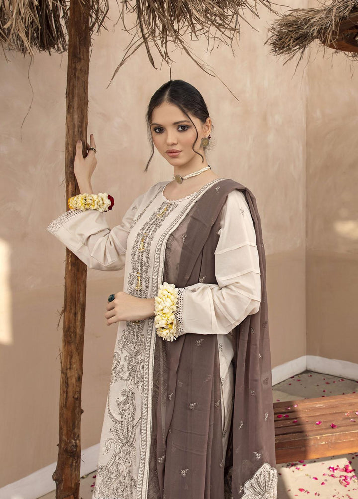 Laadli By Humdum Embroidered Lawn Suits Unstitched 3 Piece HD23L D-02 - Summer Collection