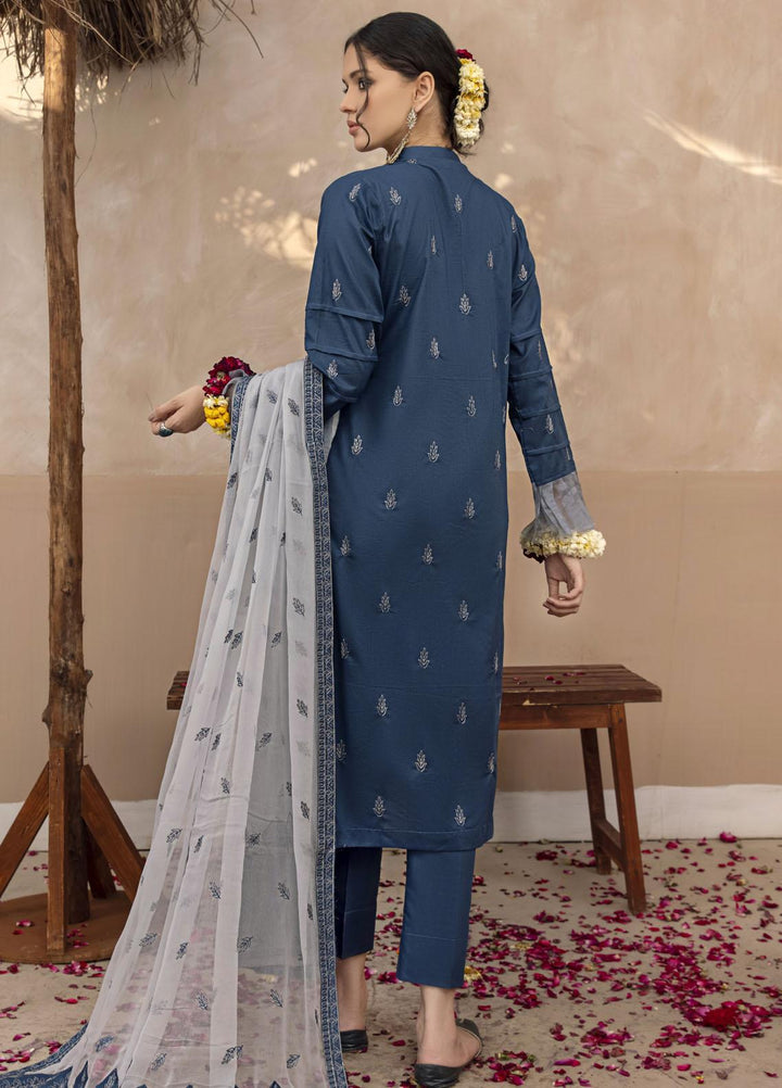 Laadli By Humdum Embroidered Lawn Suits Unstitched 3 Piece HD23L D-06 - Summer Collection