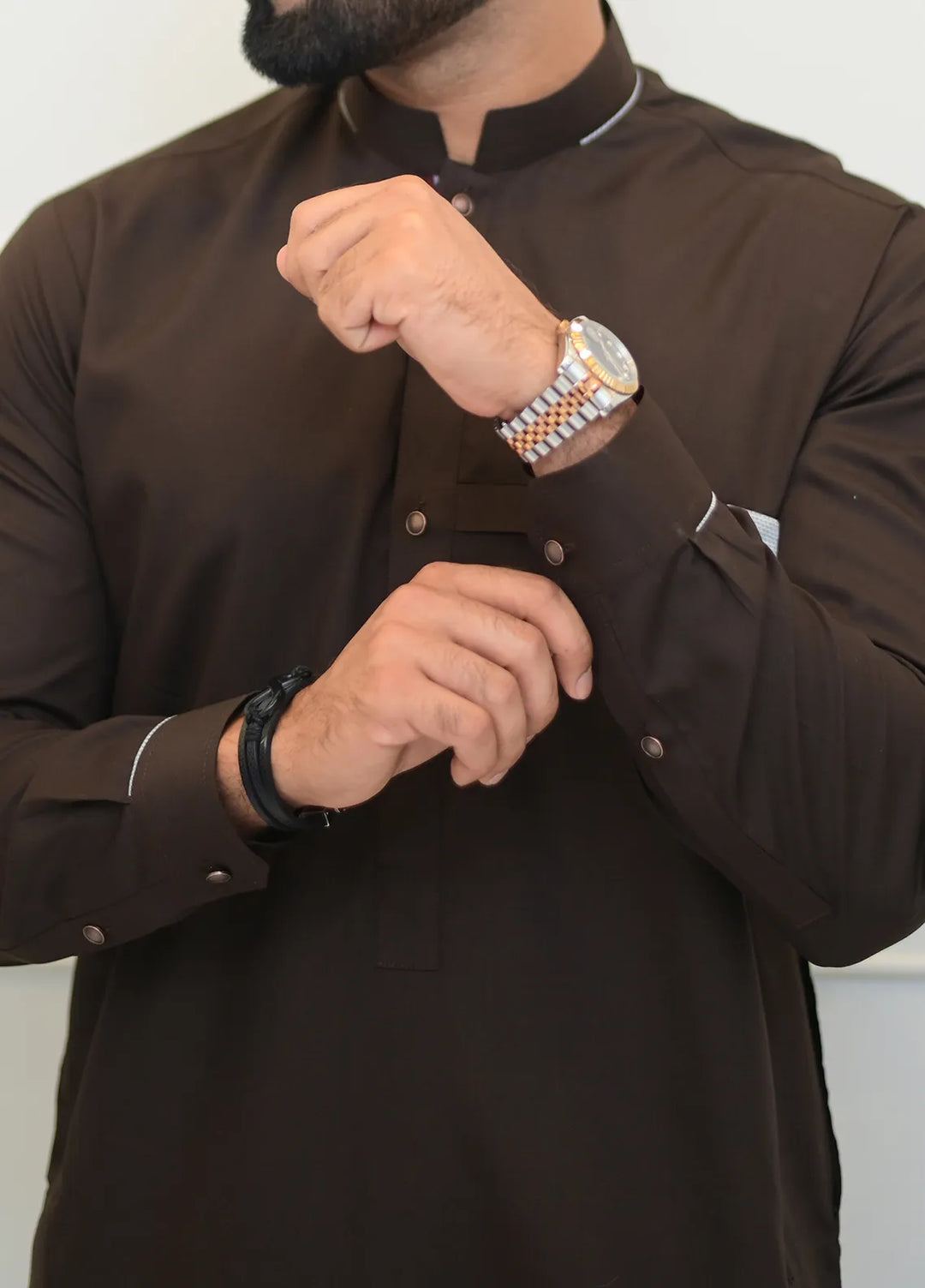 Label M Blended Plain Men 2 Piece Suit - TS1