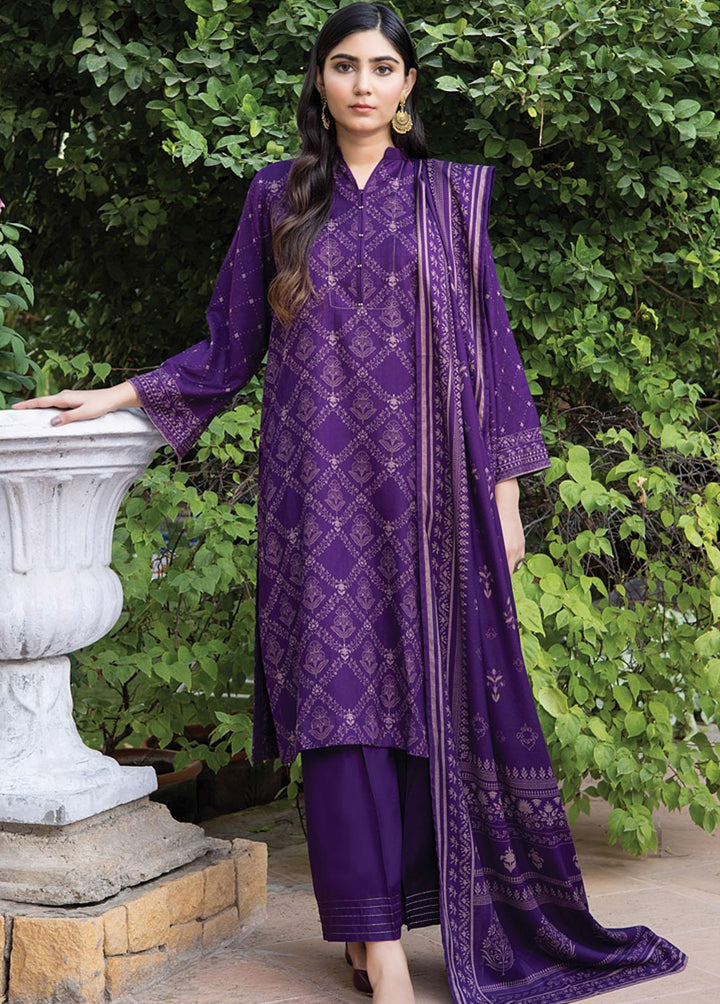 Lakhany Printed Woven Suits Unstitched 3 Piece LSM22-CV2 CVC-1014-C - Winter Collection