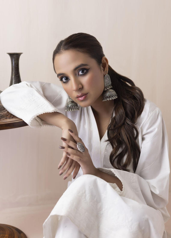 Lakhany Casual Pret Embroidered Cambric Shirt LG-SR-0087-W-EMB-1P