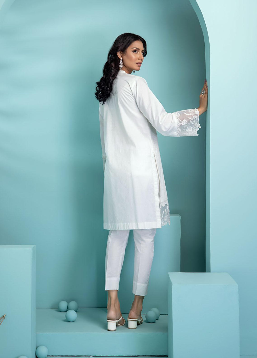 Lakhany Pret Embroidered Cambric Shirt LSM-2908