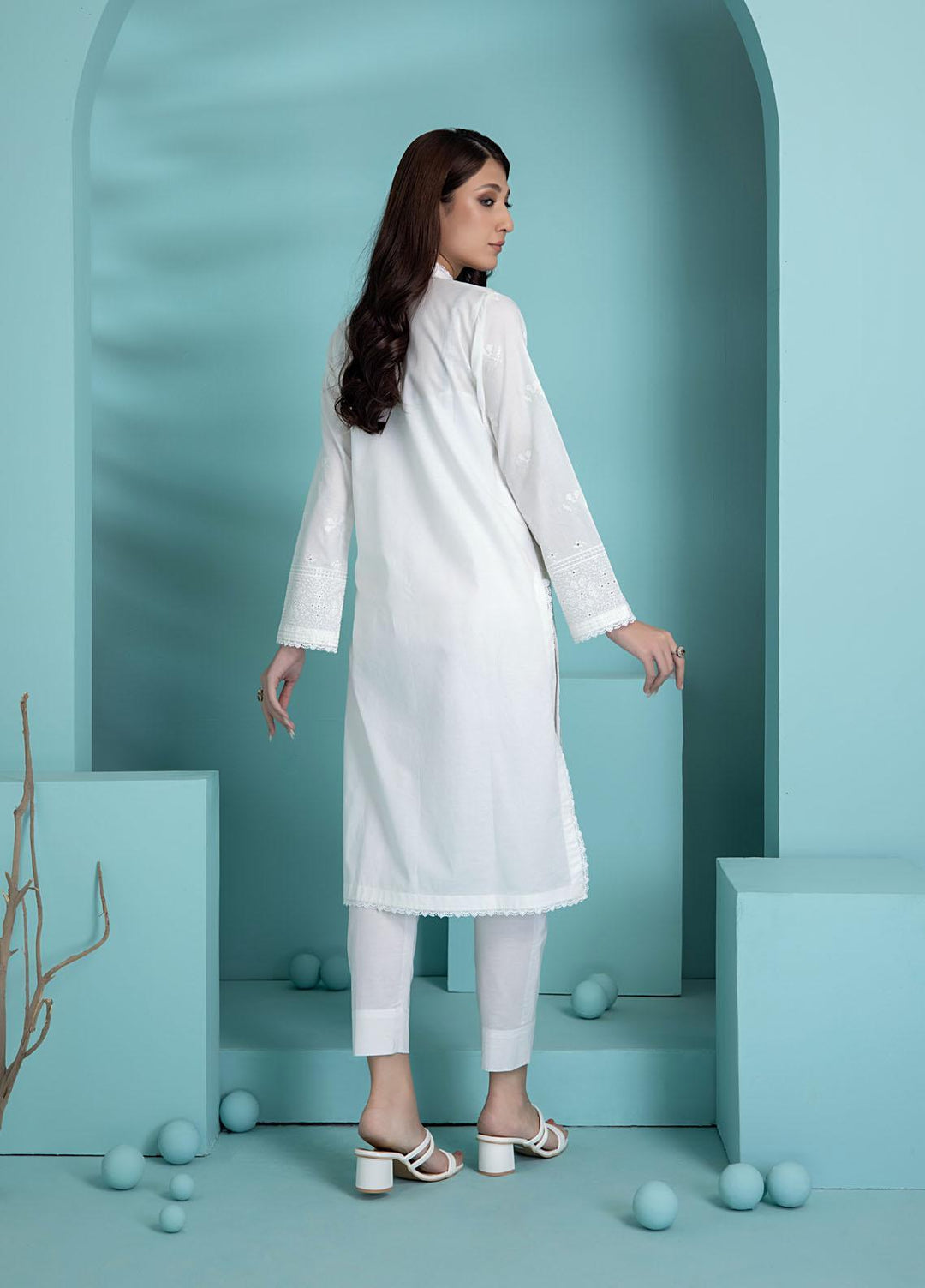 Lakhany Pret Embroidered Cambric Shirt LSM-2907