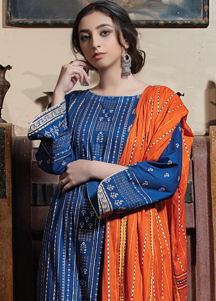 Dareechay By Lakhany Printed Lawn Suits Unstitched 3 Piece LSM21D 3008 - Summer Collection