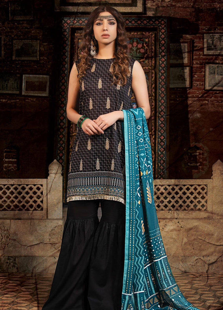 Dareechay By Lakhany Printed Lawn Suits Unstitched 3 Piece LSM21D 3014 - Summer Collection