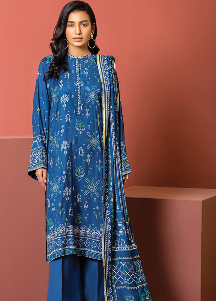 Dareechay By Lakhany Embroidered  Suits Unstitched 3 Piece LSM22DE DEC-ZH-0005 - Winter Collection