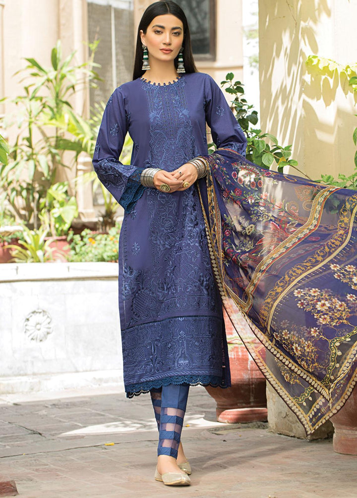 Lakhany Embroidered Jacquard Suit Unstitched 3 Piece LSM22E EDE-7111 - Eid Collection