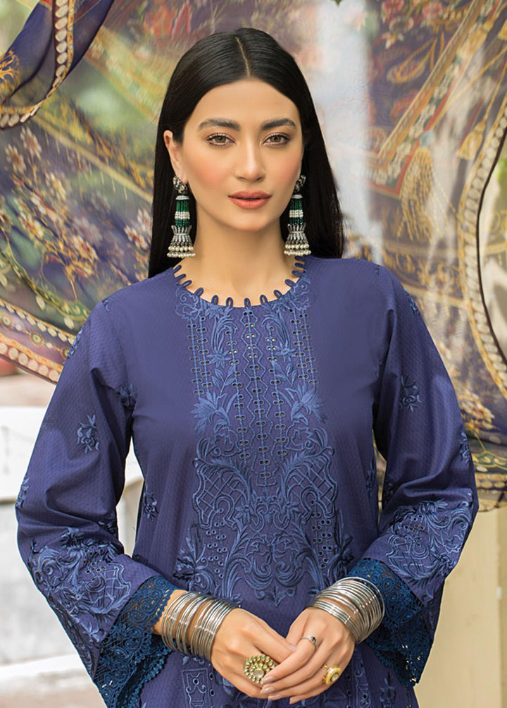 Lakhany Embroidered Jacquard Suit Unstitched 3 Piece LSM22E EDE-7111 - Eid Collection