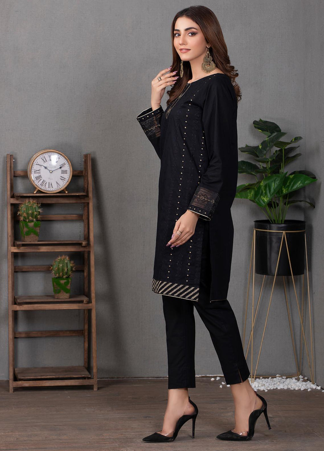 Lakhany Pret Embroidered  Cotton Kurties LSM21EB LSM-2206