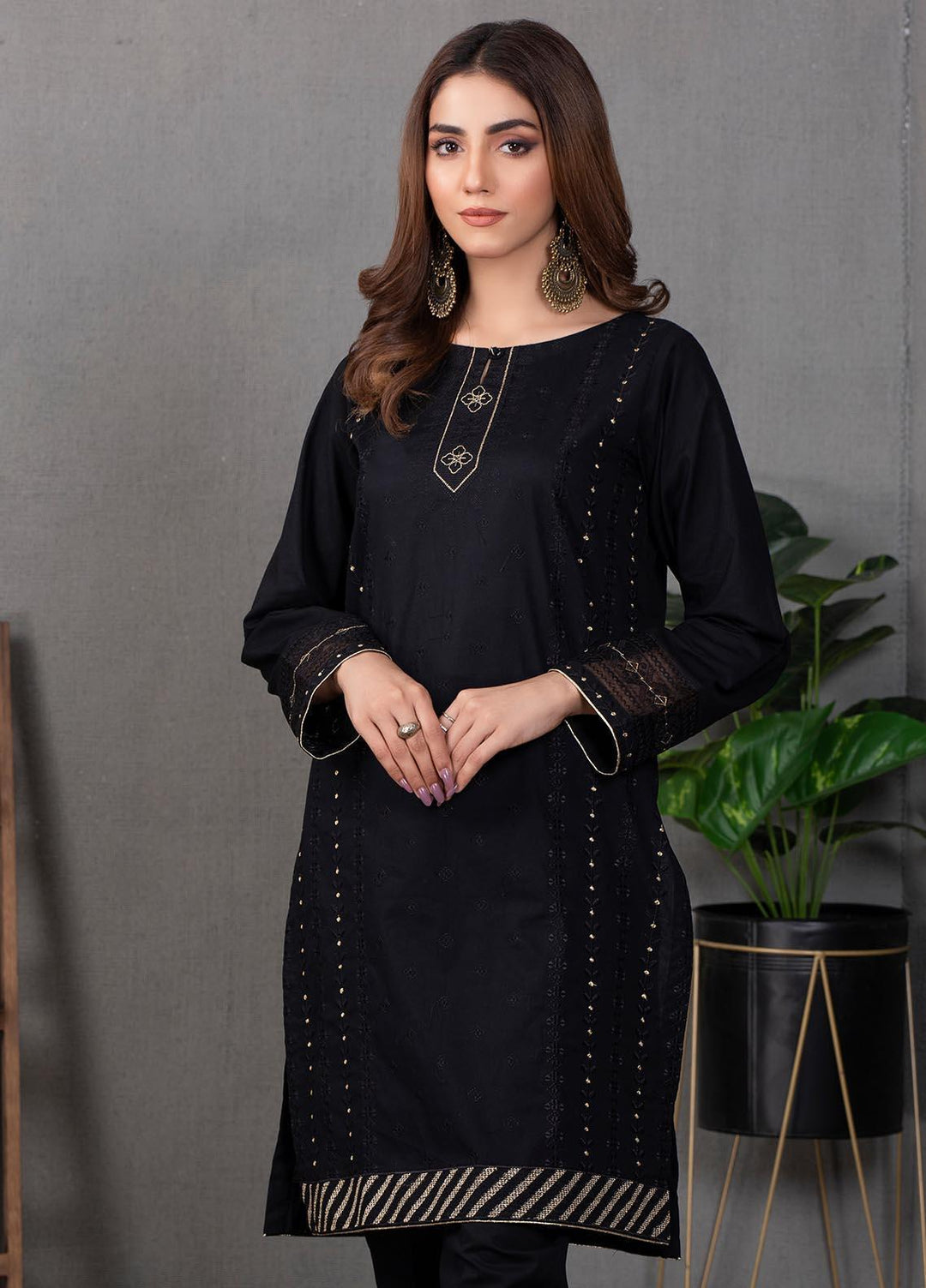 Lakhany Pret Embroidered  Cotton Kurties LSM21EB LSM-2206