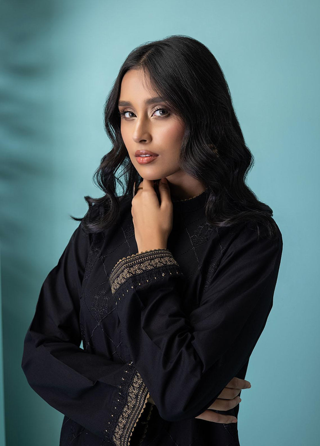 Lakhany Pret Embroidered Cambric Shirt LSM-2915