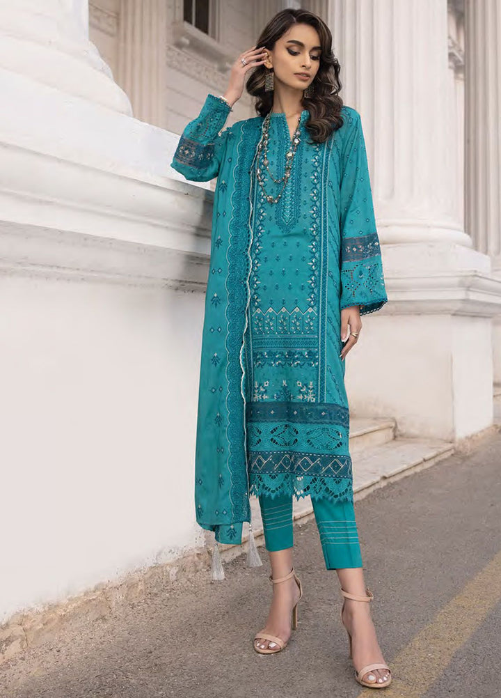 Lakhany Embroidered Lawn Suits Unstitched 3 Piece LSM24S LG-AA-0017 - Spring Summer Collection