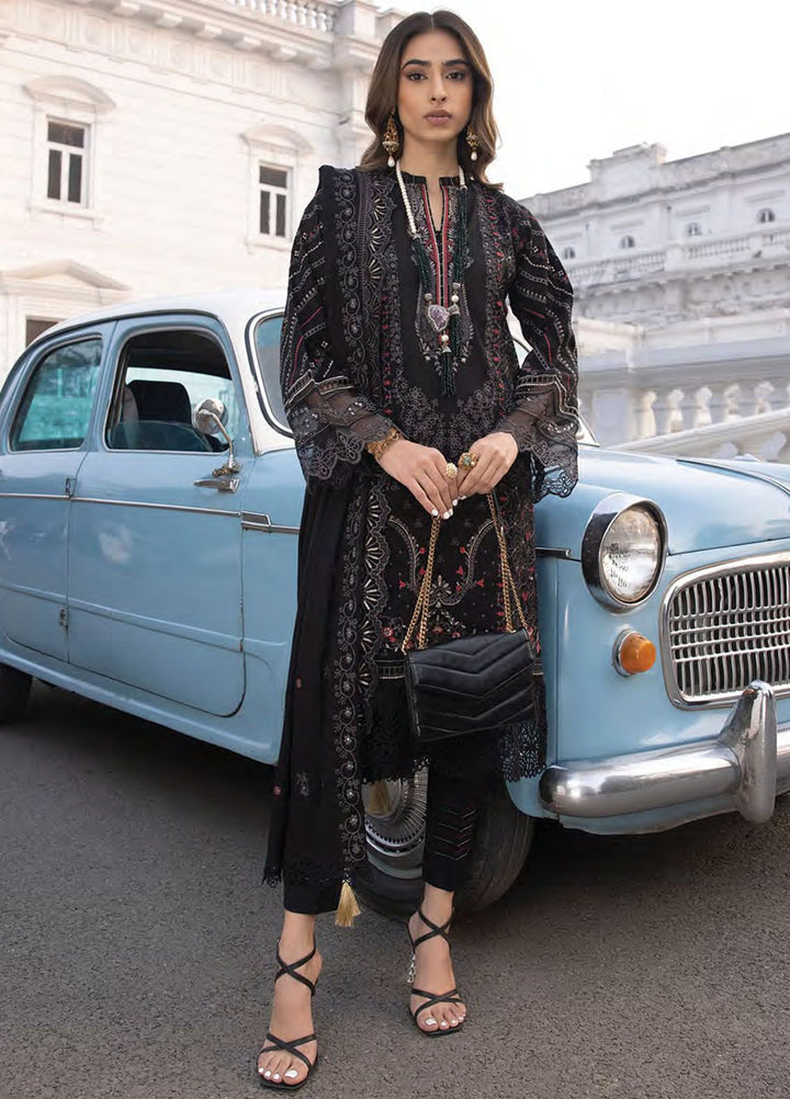 Lakhany Embroidered Lawn Suits Unstitched 3 Piece LSM24S LG-AM-0022 - Spring Summer Collection