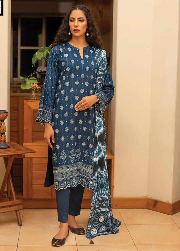 Lakhany Embroidered Cottel Suits Unstitched 3 Piece LSM21W WCC-5021 - Winter Collection