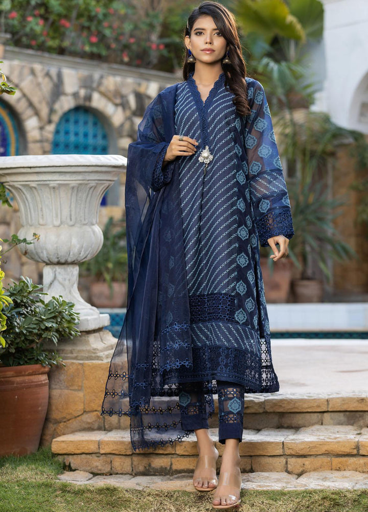 Lakhany Pret  Organza 3 Piece Suit LSM-2716