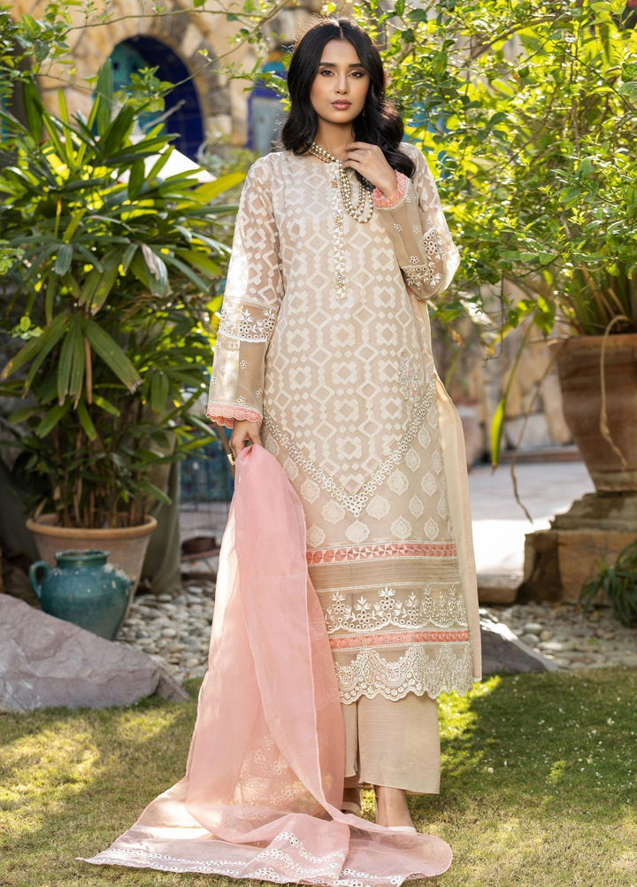 Lakhany Pret  Organza 3 Piece Suit LSM-2717