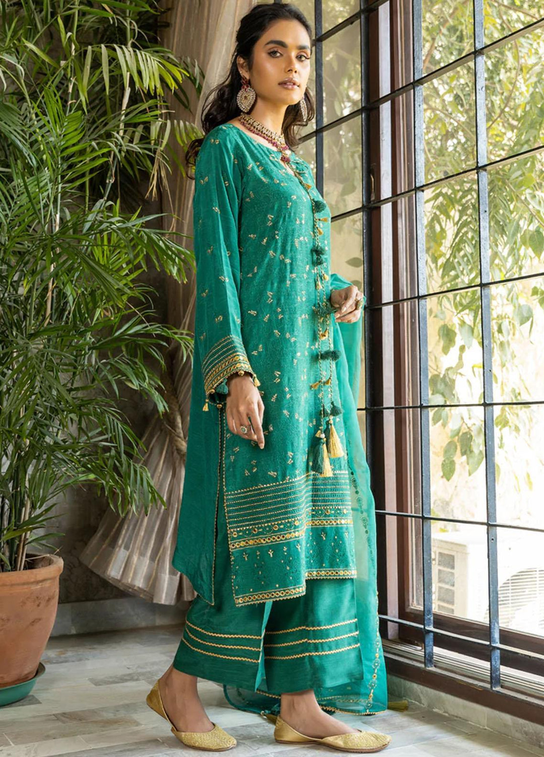 Lakhany Pret  Raw Silk 3 Piece Suit LSM-2705