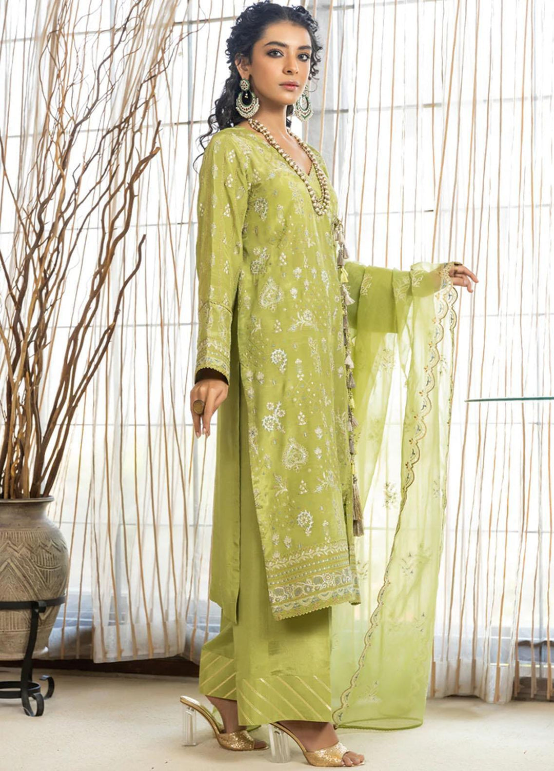 Lakhany Pret  Raw Silk 3 Piece Suit LSM-2711