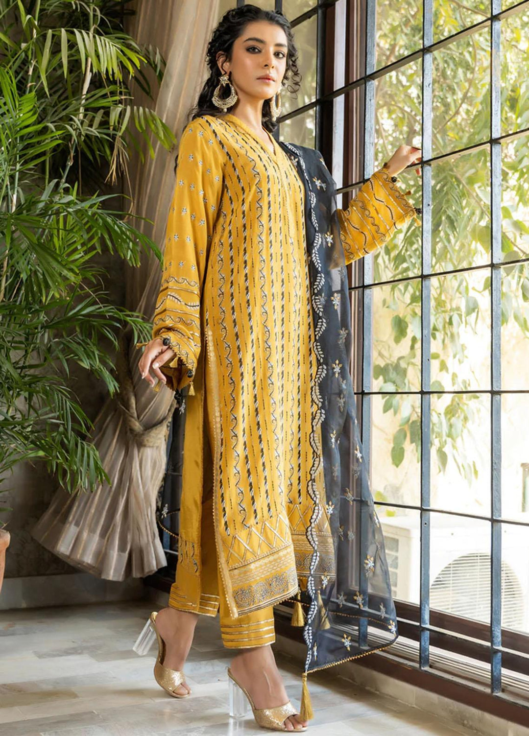 Lakhany Pret  Raw Silk 3 Piece Suit LSM-2710