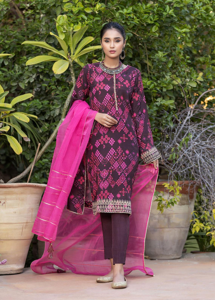Lakhany Casual Pret  Raw Silk 3 Piece Suit LSM-2775