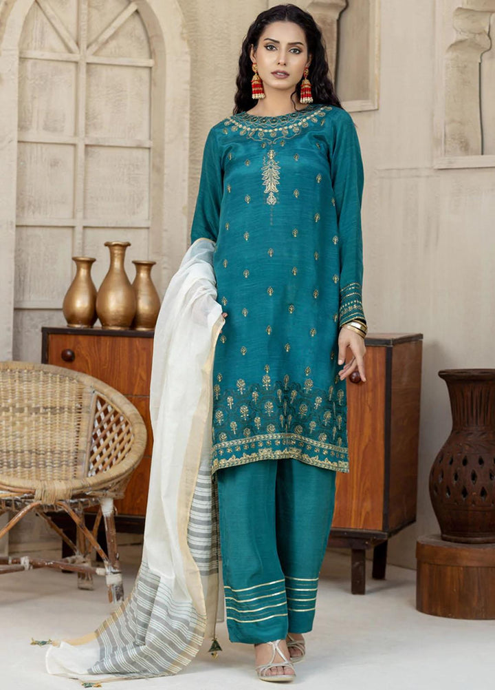 Lakhany Pret  Raw Silk 3 Piece Suit LSM-2658