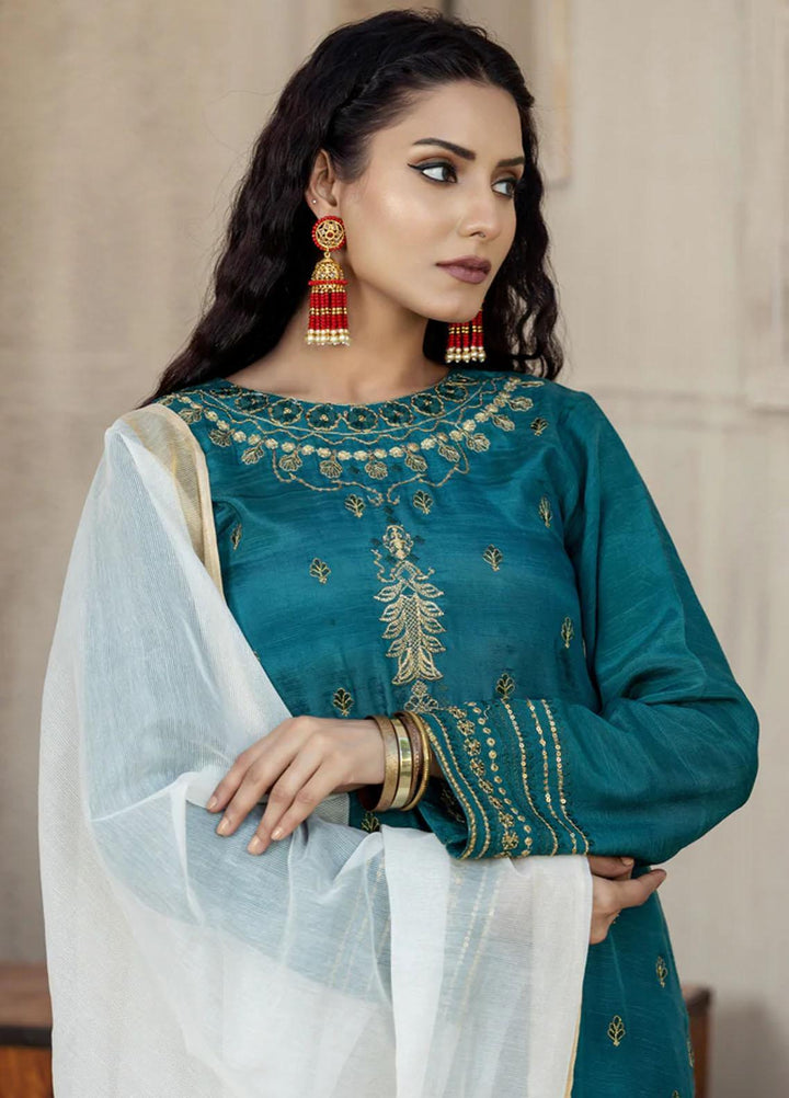 Lakhany Pret  Raw Silk 3 Piece Suit LSM-2658