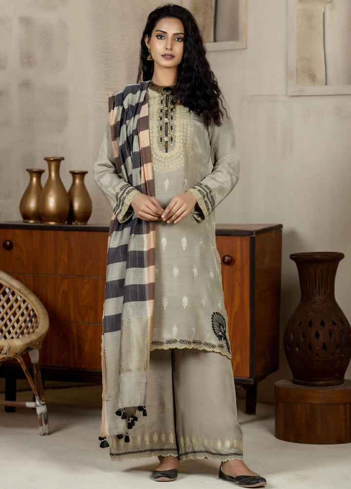 Lakhany Pret  Raw Silk 3 Piece Suit LSM-2657