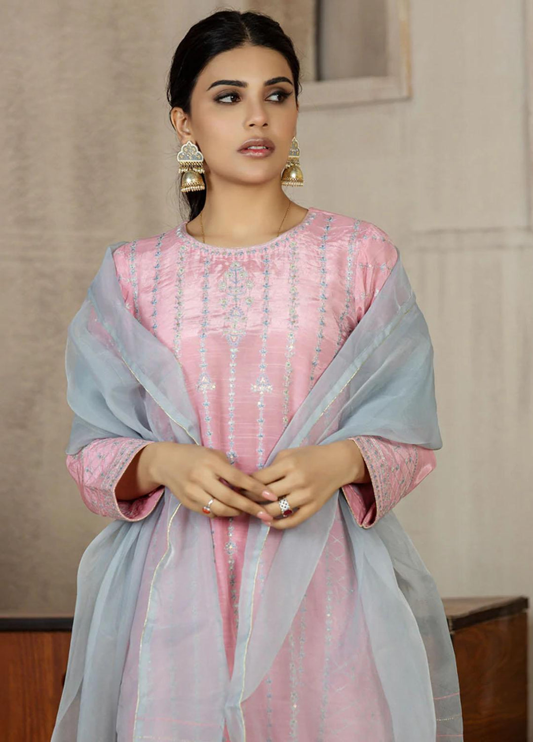 Lakhany Pret  Raw Silk 3 Piece Suit LSM-2660