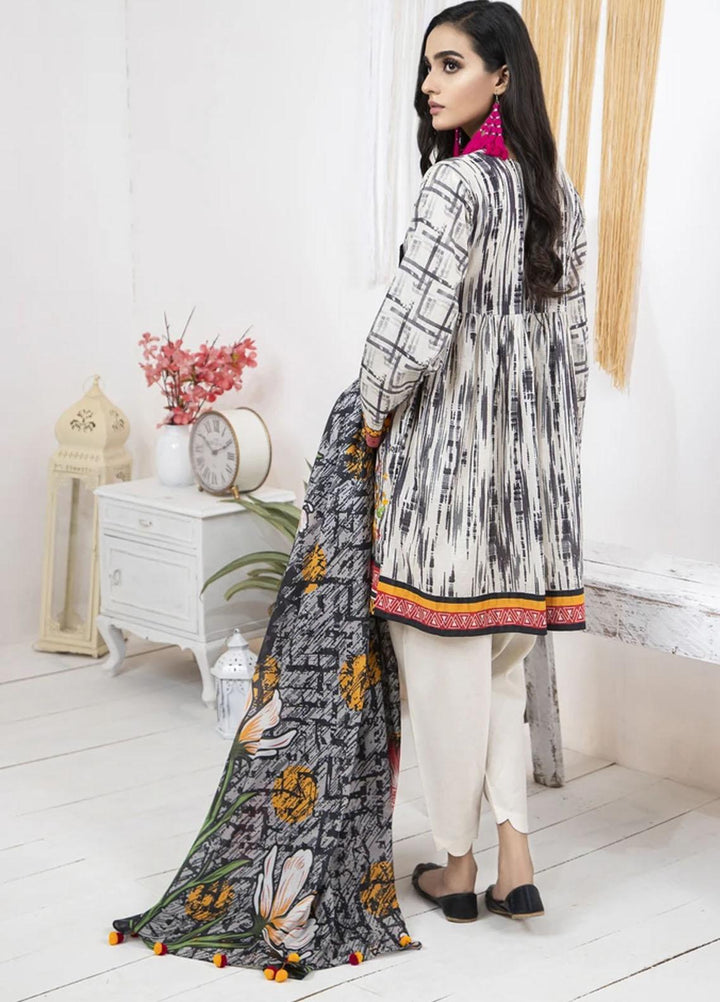 Komal By Lakhany Embroidered Lawn Suits Unstitched 3 Piece LSM21KE MSC-2041 - Summer Collection