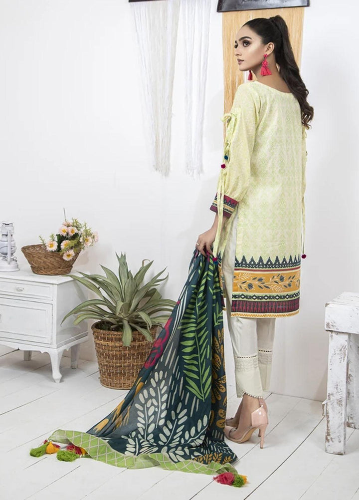 Komal By Lakhany Embroidered Lawn Suits Unstitched 3 Piece LSM21KE MSC-2047 - Summer Collection