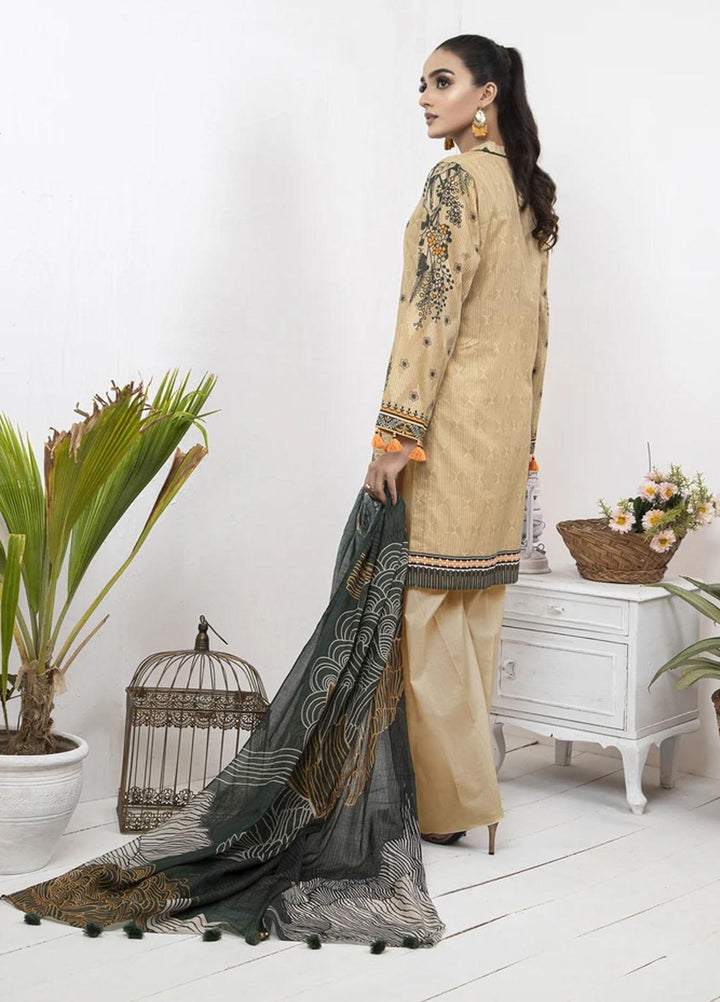 Komal By Lakhany Embroidered Lawn Suits Unstitched 3 Piece LSM21KE MSC-2049 - Summer Collection