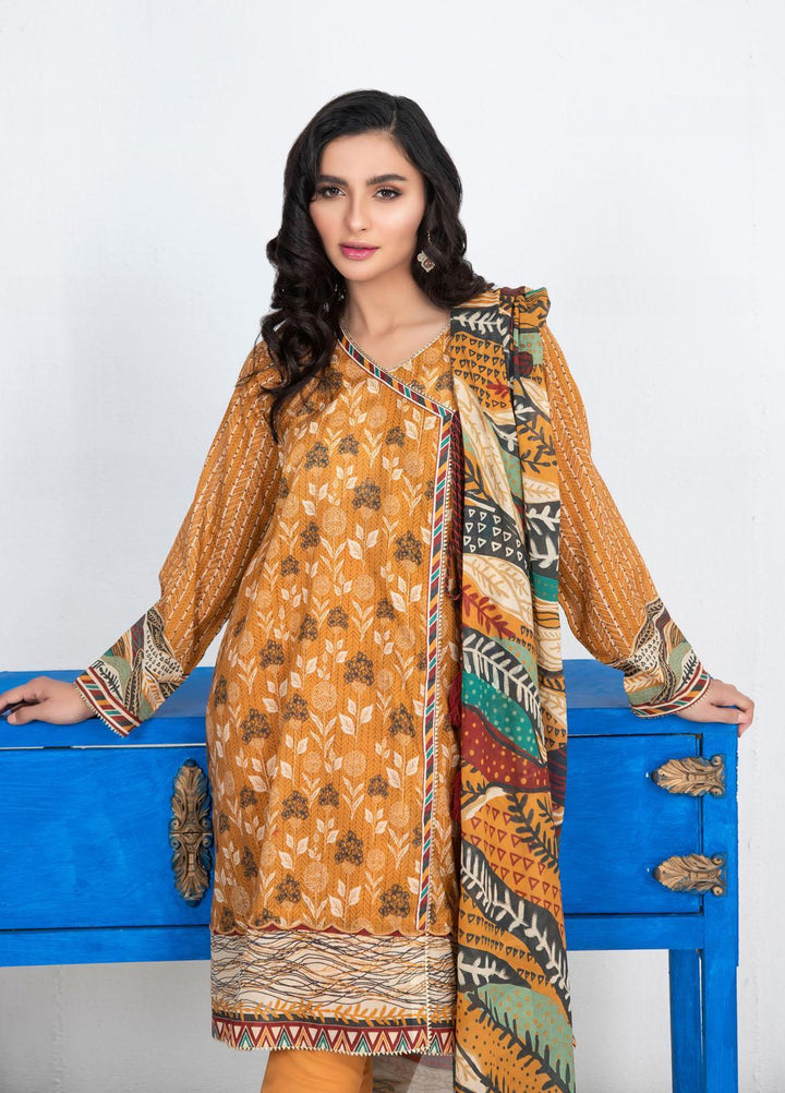 Lakhany Printed Lawn Suits Unstitched 3 Piece LSM21KP KPL-2016-B - Summer Collection