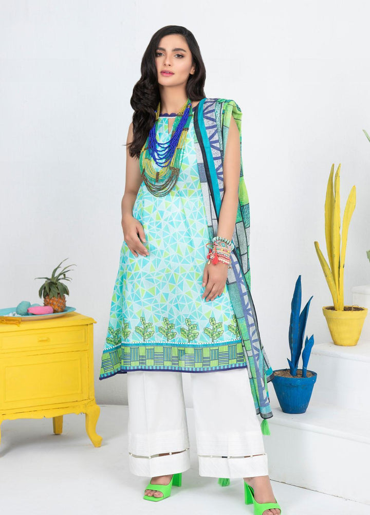 Lakhany Printed Lawn Suits Unstitched 3 Piece LSM21KP KPL-2018-B - Summer Collection
