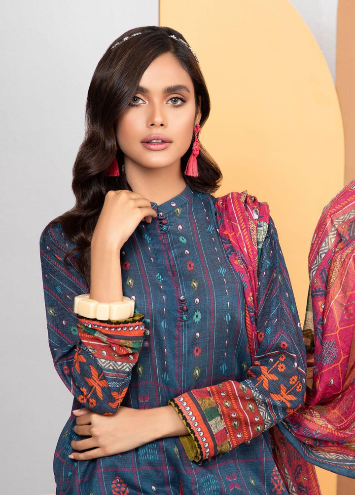 Lakhany Printed Lawn Suits Unstitched 3 Piece LSM21KP KPL-2019-A - Summer Collection