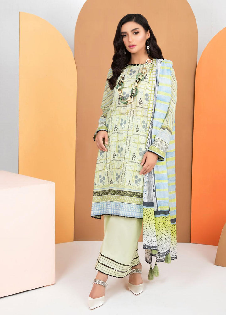 Lakhany Printed Lawn Suits Unstitched 3 Piece LSM21KP KPL-2020-B - Summer Collection