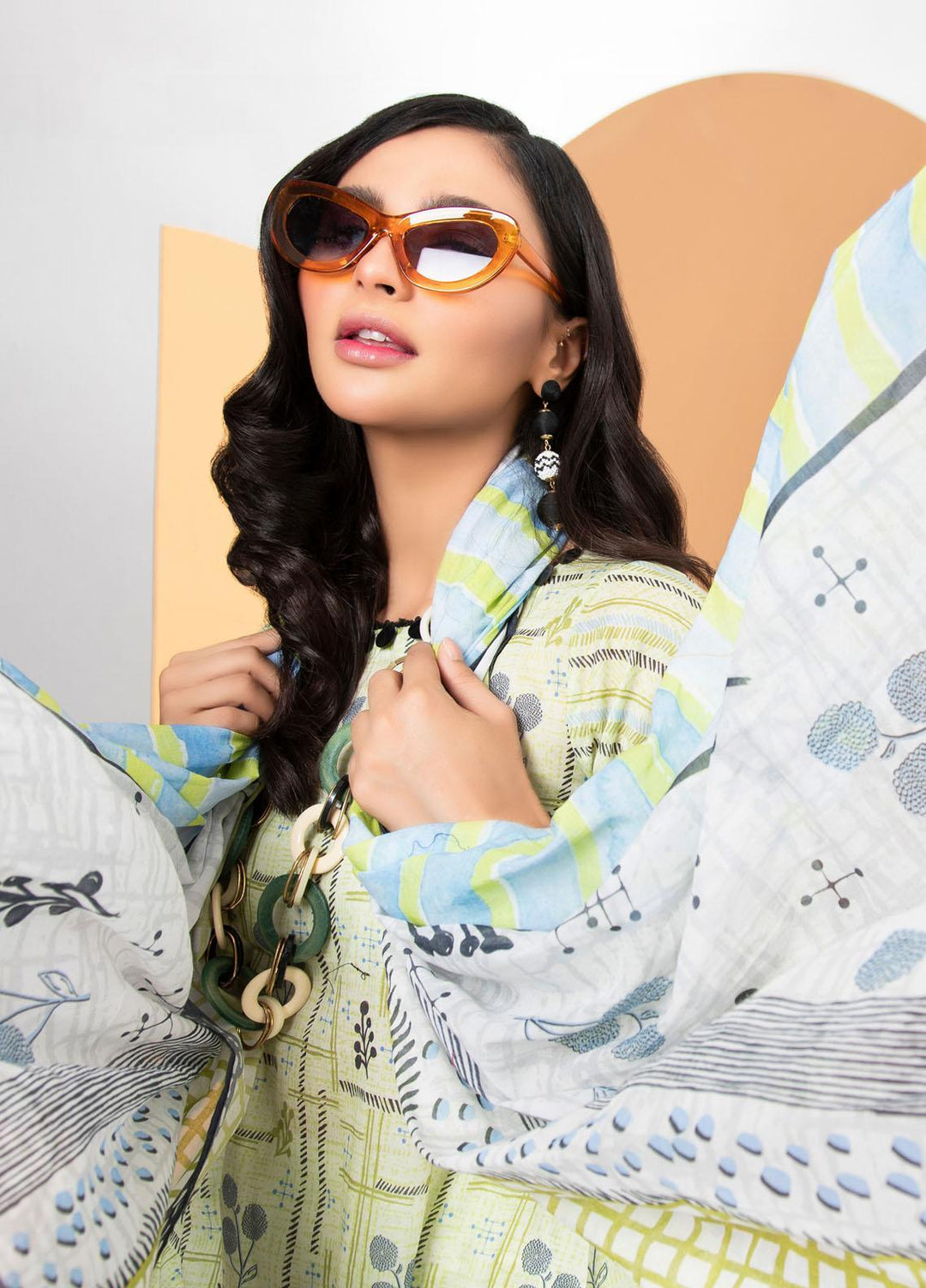 Lakhany Printed Lawn Suits Unstitched 3 Piece LSM21KP KPL-2020-B - Summer Collection