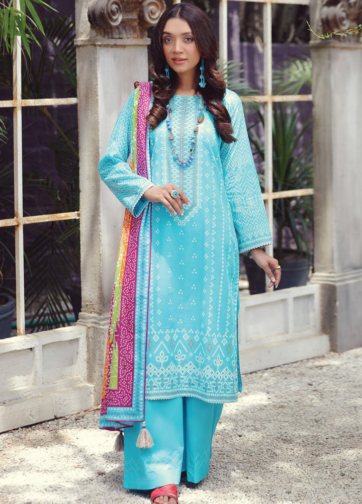Komal Prints By Lakhany Printed Lawn Suits Unstitched 3 Piece LSM22KP KPC-7421-A - Summer Collection