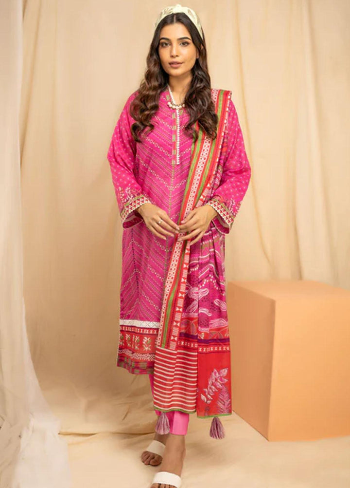 Lakhany Printed Lawn Suits Unstitched 3 Piece LSM23KP KPC-AA-0004-B - Summer Collection