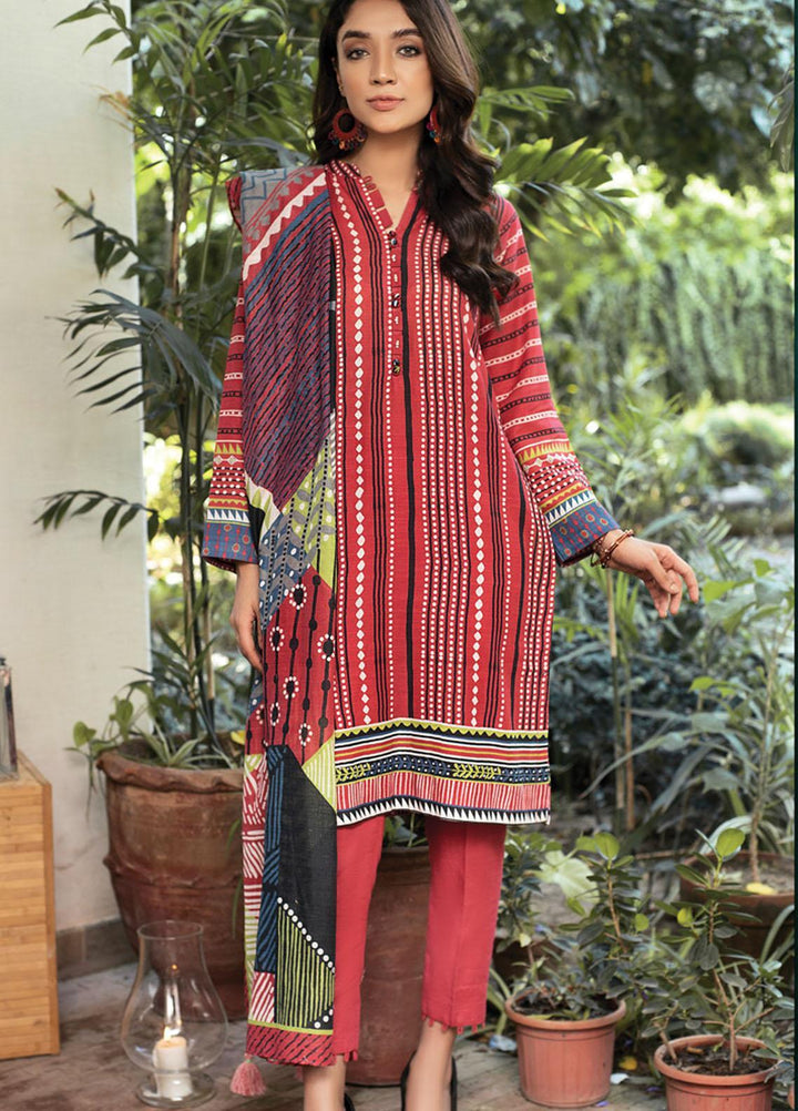 Lakhany Printed Khaddar Suits Unstitched 3 Piece LSM21KK KPW-506 - Winter Collection