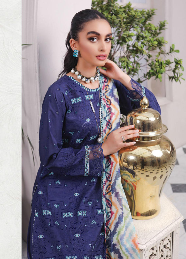 Luckhnowi By Lakhany Embroidered Lawn Suits Unstitched 3 Piece LSM23L CEC-5484 - Premium Collection