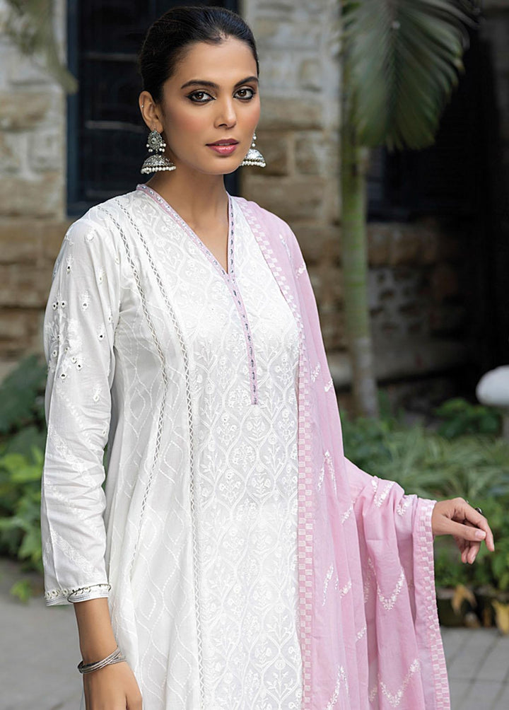 Luckhnowi By Lakhany Embroidered Lawn Suits Unstitched 3 Piece LSM23L LED-0025 - Premium Collection