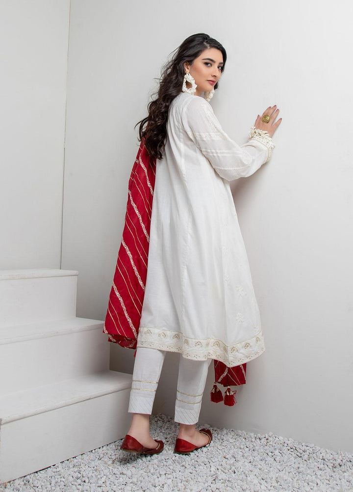 Lakhany Embroidered Lawn Suits Unstitched 3 Piece LSM21LK LEC-8021 - Festive Collection
