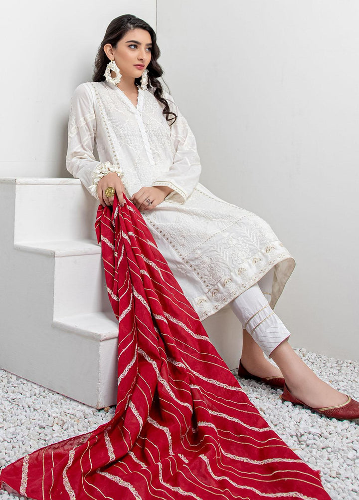 Lakhany Embroidered Lawn Suits Unstitched 3 Piece LSM21LK LEC-8021 - Festive Collection