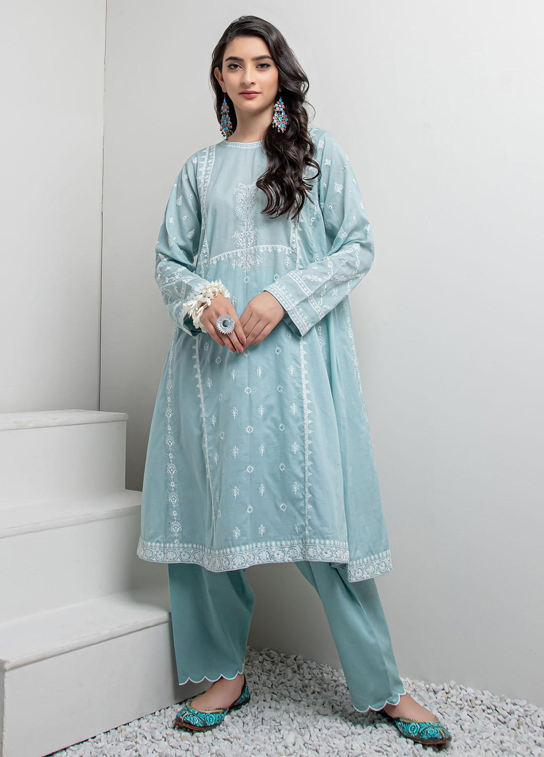 Lakhany Embroidered Lawn Suits Unstitched 3 Piece LSM21LK LEC-8022 - Festive Collection
