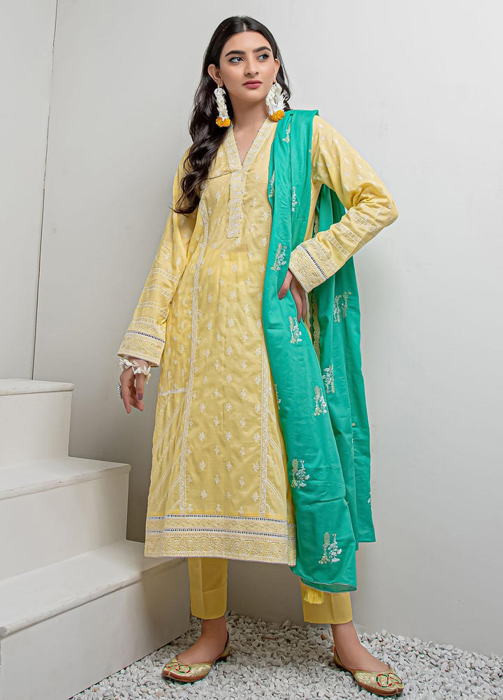 Lakhany Embroidered Lawn Suits Unstitched 3 Piece LSM21LK LEC-8023 - Festive Collection