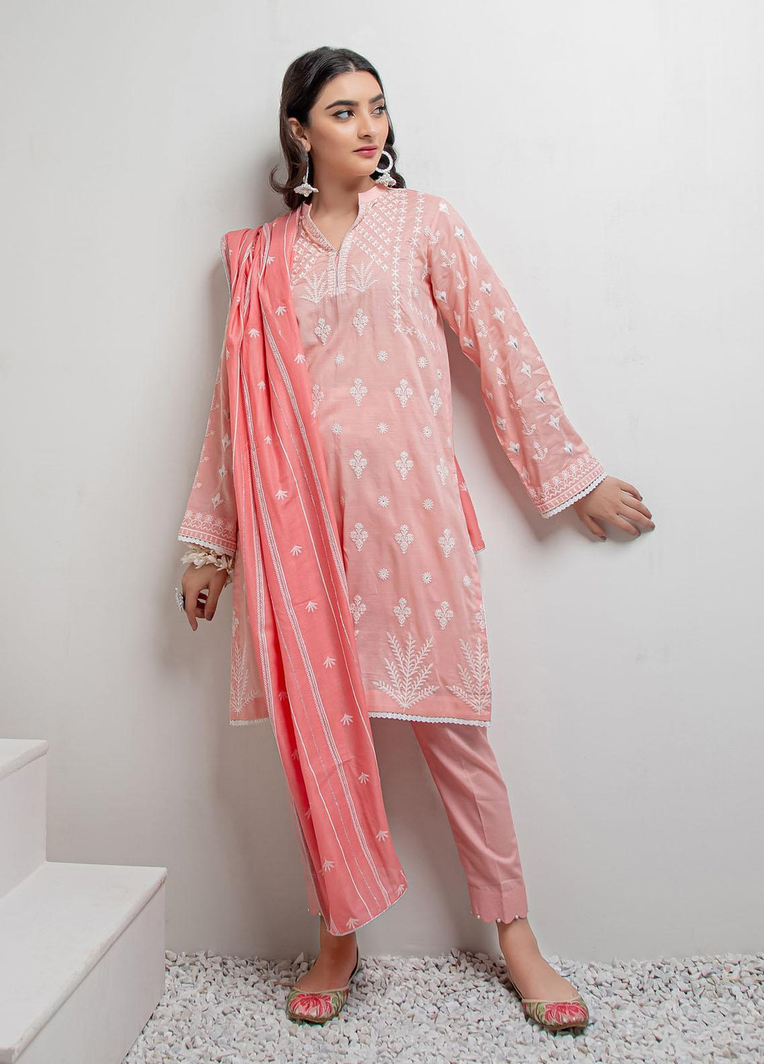 Lakhany Embroidered Lawn Suits Unstitched 3 Piece LSM21LK LEC-8024 - Festive Collection