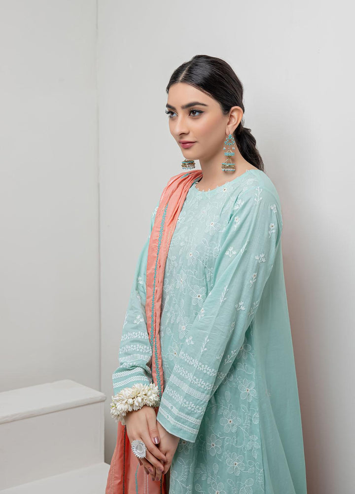 Lakhany Embroidered Lawn Suits Unstitched 3 Piece LSM21LK LEC-8025 - Festive Collection